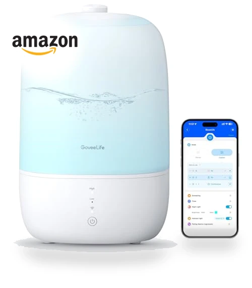 Smart Humidifiers for Bedroom with Essential Oil Diffuser — Air Moisturizers, GoveeLife