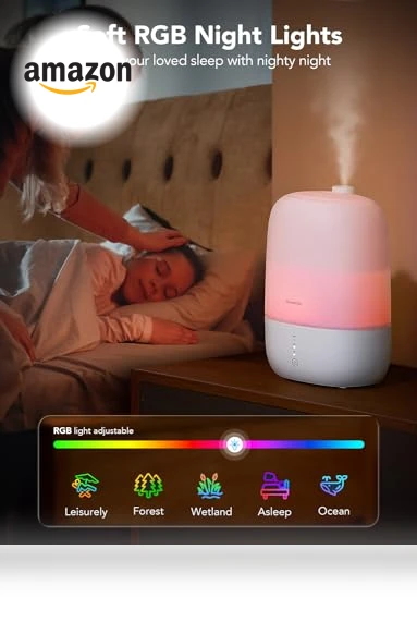 Smart Humidifiers for Bedroom with Essential Oil Diffuser — Air Moisturizers, GoveeLife