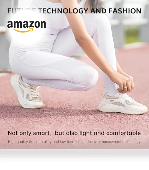 Smart Ring Fitness Tracker - Health Sleep Heart Rate Blood Oxygen Blood Pressure Monitor — Smartwatches, GANSI