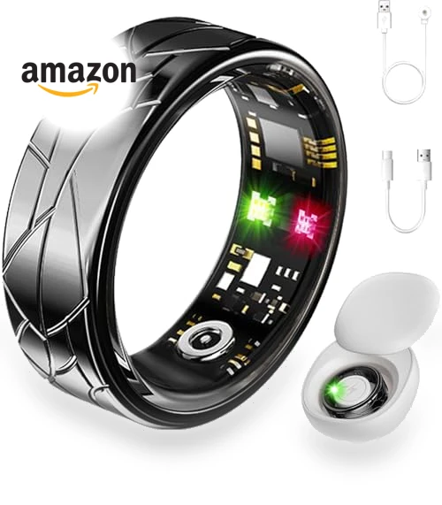Smart Ring Fitness Tracker with Sleep Tracking and Heart Rate Monitor — Smartwatches, Jawploy