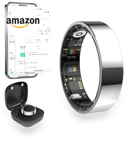 Smart Ring Health Tracker with Blood Pressure Monitor — Smart Rings, Mefoma