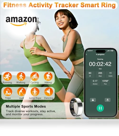 Smart Ring Health Tracker with Blood Pressure Monitor — Smart Rings, Mefoma