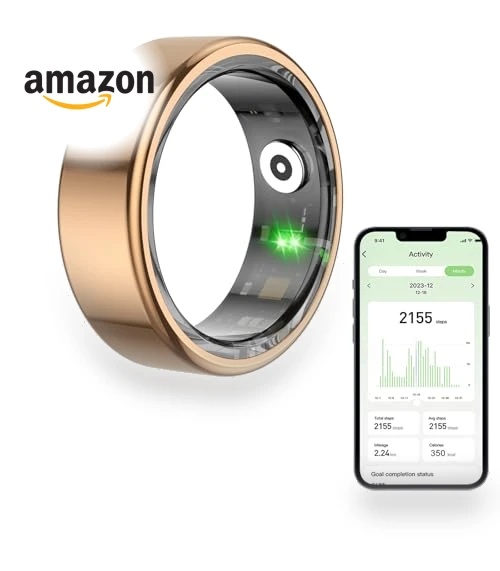 Smart Ring Health Tracker with Heart Rate and Sleep Monitoring — Smart Rings, JHYLJSH