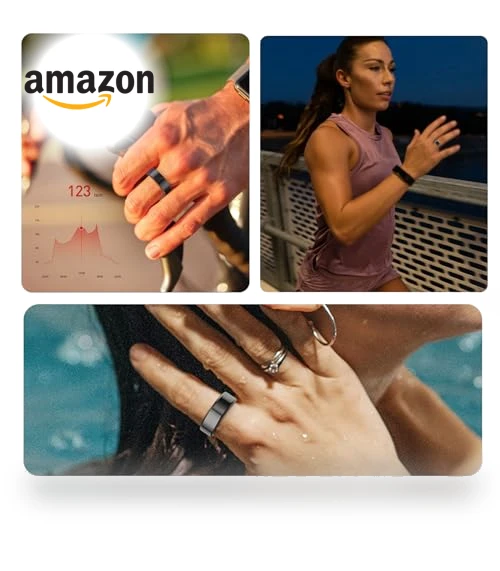 Smart Ring Health Tracker with Heart Rate and Sleep Monitoring — Smart Rings, JHYLJSH