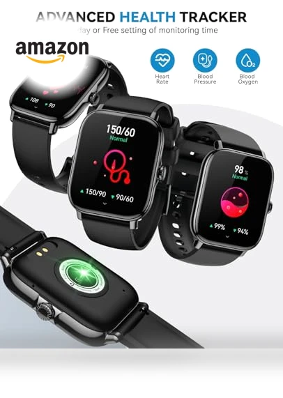 Smart Watch with Bluetooth Calls, Fitness Tracker, IP68 Waterproof — Smartwatches, Paybay