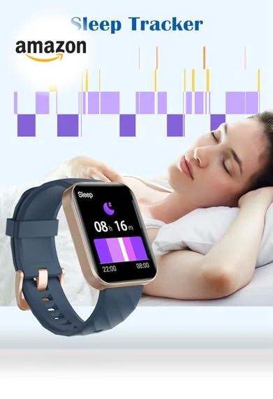 Smart Watch with Call Function, Fitness Tracker, Heart Rate Monitor — Smartwatches, RUIMEN