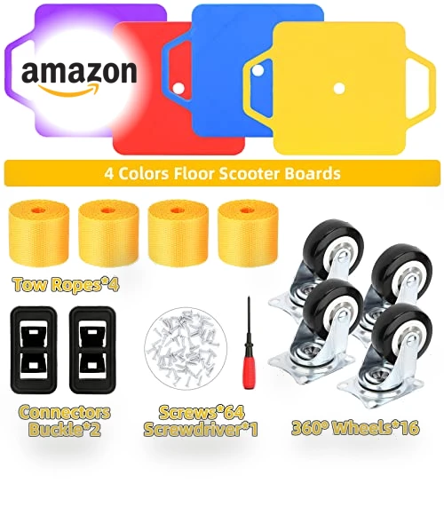 Sports Scooter Board with Handles for Kids - 4 Pack — Electric Vehicles, BOBOKA