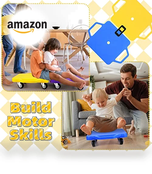 Sports Scooter Board with Handles for Kids - 4 Pack — Electric Vehicles, BOBOKA