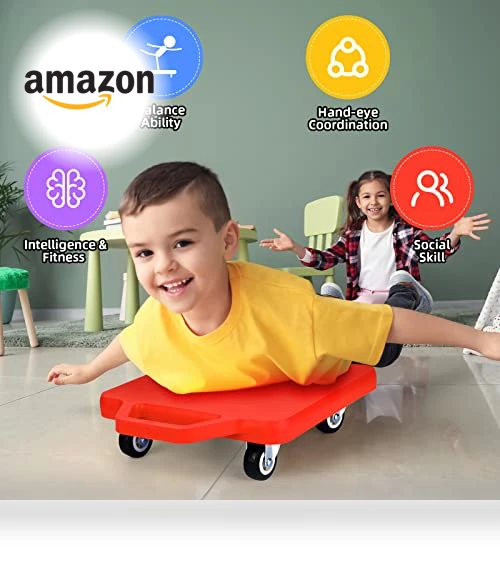 Sports Scooter Board with Handles for Kids - 4 Pack — Electric Vehicles, BOBOKA