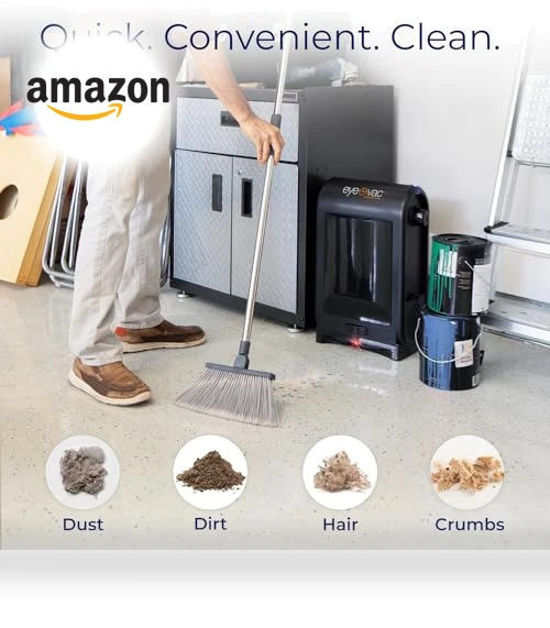 Touchless Automatic Dustpan Vacuum - Ultra Fast & Powerful for Salon Pet Hair Kitchen — Vacuums, EyeVac