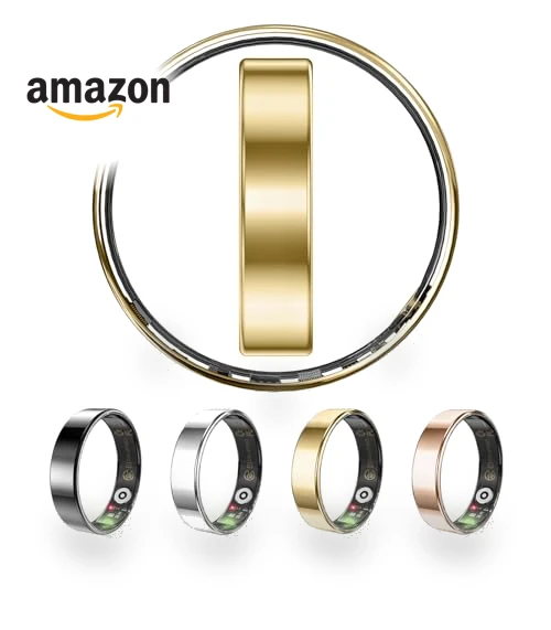 Ultra-Thin Smart Ring Health Tracker with Heart Rate and Sleep Monitoring — Smartwatches, Yuehetian