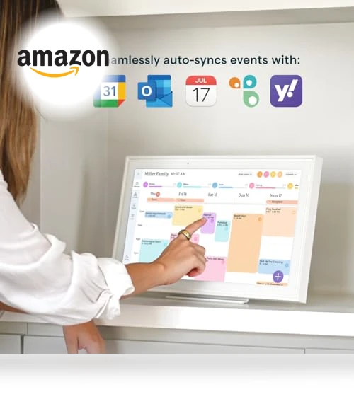 15-inch Digital Calendar & Chore Chart, Smart Touchscreen Interactive Display — Digital Planners, Skylight