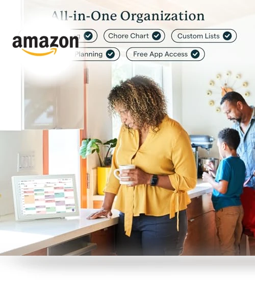 15-inch Digital Calendar & Chore Chart, Smart Touchscreen Interactive Display — Digital Planners, Skylight