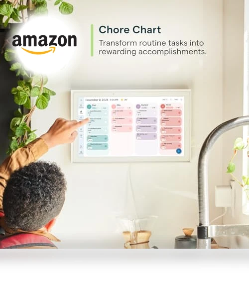 15-inch Digital Calendar & Chore Chart, Smart Touchscreen Interactive Display — Digital Planners, Skylight