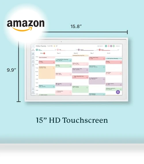 15-inch Digital Calendar & Chore Chart, Smart Touchscreen Interactive Display — Digital Planners, Skylight