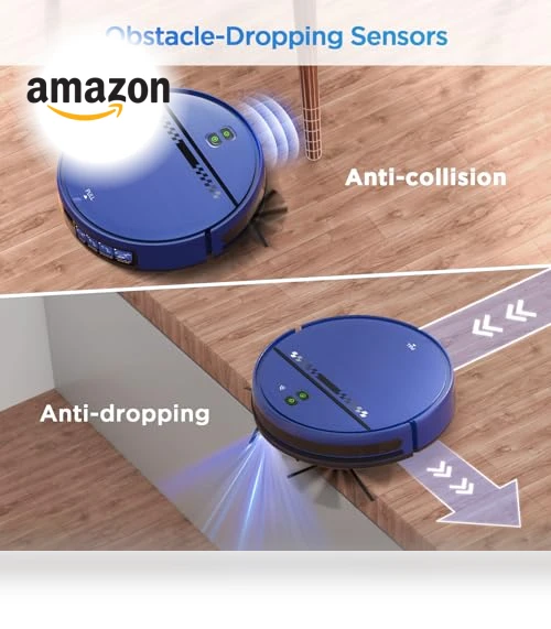 2-in-1 Robot Vacuum and Mop Combo for Pet Hair, Hard Floor and Carpet — Vacuums, ZC WAS