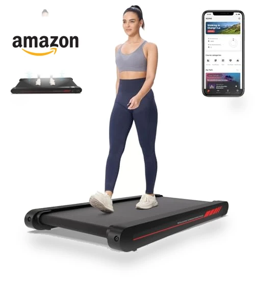 3 in 1 Under Desk Treadmill with APP and Vibration Pad — Vibration Plates, Sperax