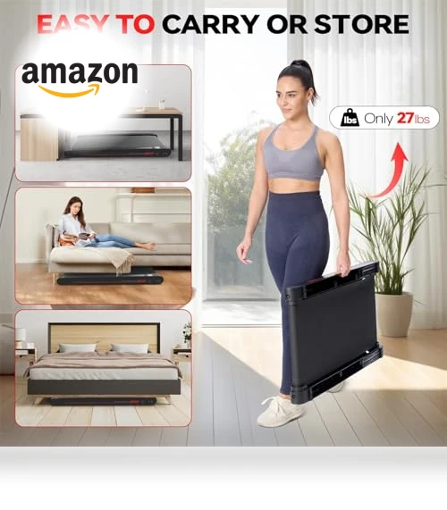 3 in 1 Under Desk Treadmill with APP and Vibration Pad — Vibration Plates, Sperax