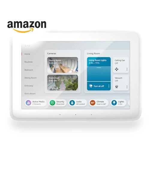 8-inch Smart Home Control Panel with Alexa — Smart Home Security, Amazon