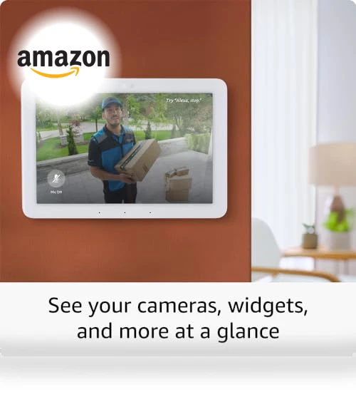 8-inch Smart Home Control Panel with Alexa — Smart Home Security, Amazon