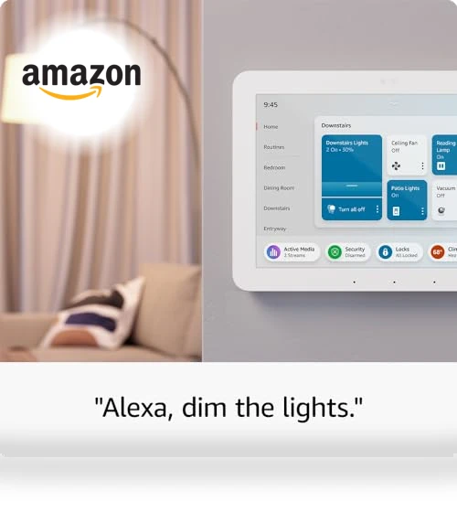 8-inch Smart Home Control Panel with Alexa — Smart Home Security, Amazon