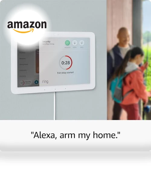 8-inch Smart Home Control Panel with Alexa — Smart Home Security, Amazon