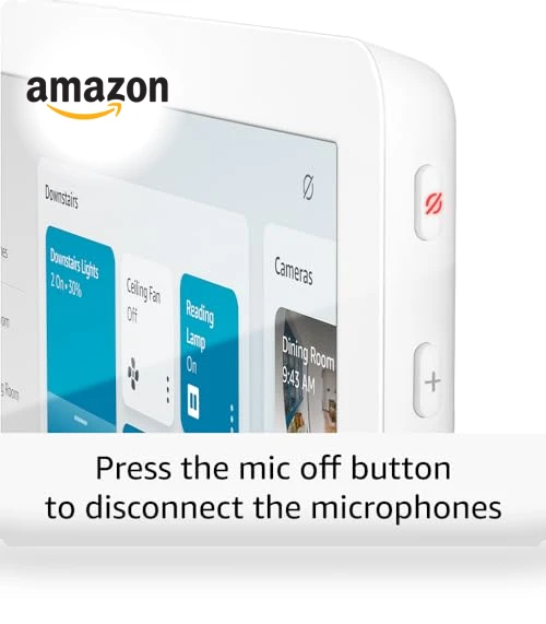 8-inch Smart Home Control Panel with Alexa — Smart Home Security, Amazon