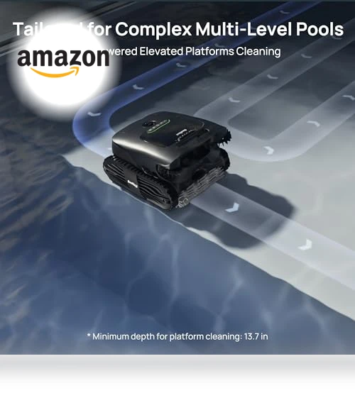 AI-Powered Cordless Pool Vacuum Robot with 5-in-1 Cleaning — Automated Pool Maintenance, Beatbot