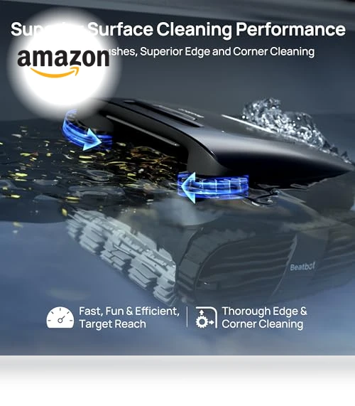 AI-Powered Cordless Pool Vacuum Robot with 5-in-1 Cleaning — Automated Pool Maintenance, Beatbot