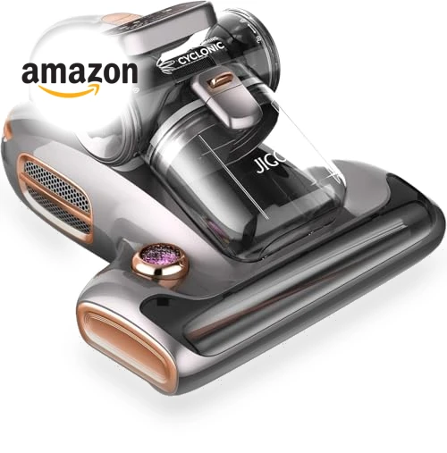 Bed Vacuum Cleaner with UV-C Light, 15Kpa Suction, 700W Powerful Double Cup Handheld Vacuums — Vacuums, JIGOO
