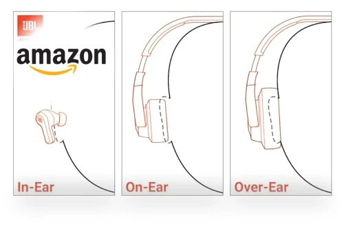 Bluetooth Headphones with 40 Hours Battery, Foldable Design — On-Ear Headphones, JBL
