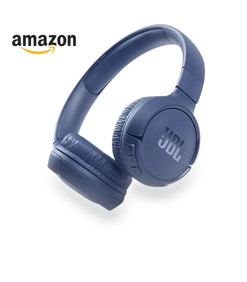 Bluetooth Headphones with 40 Hours Battery, Foldable Design — Over-Ear Headphones, JBL