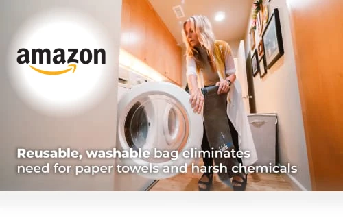 Ceiling Fan Cleaner with Washable Microfiber Duster Bag — Dusting Tools, Blade Butler