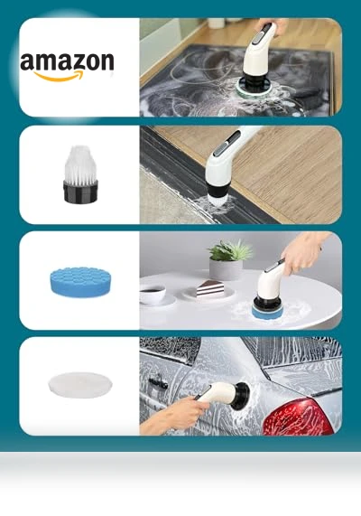 Cordless Electric Spin Scrubber for Bathroom Cleaning — Sweepers, Highyes