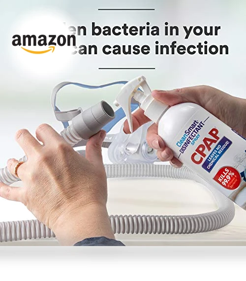 CPAP Disinfectant Spray, Kills 99.9% of Bacteria and Viruses, No Residue — CPAP Accessories, CleanSmart