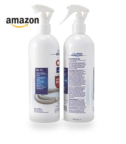 CPAP Disinfectant Spray, Kills 99.9% of Bacteria and Viruses, No Residue — CPAP Accessories, CleanSmart