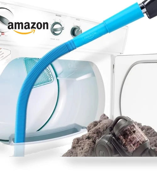 Dryer Vent Cleaner Kit with Vacuum Hose Attachment and Brush — Sweepers, Holikme