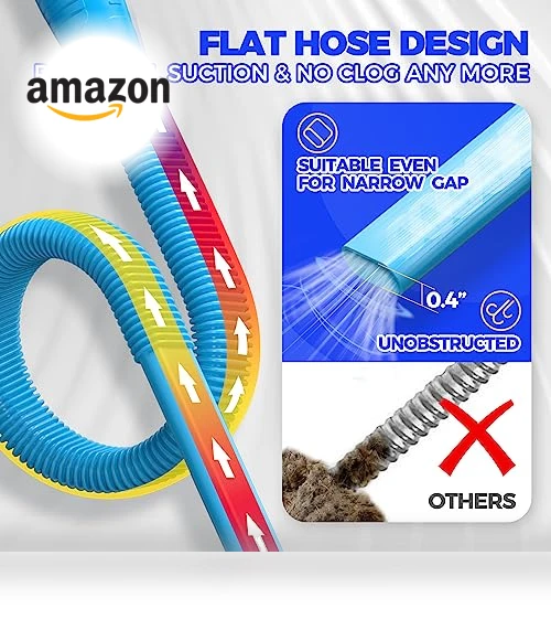 Dryer Vent Cleaner Kit with Vacuum Hose Attachment and Brush — Sweepers, Holikme