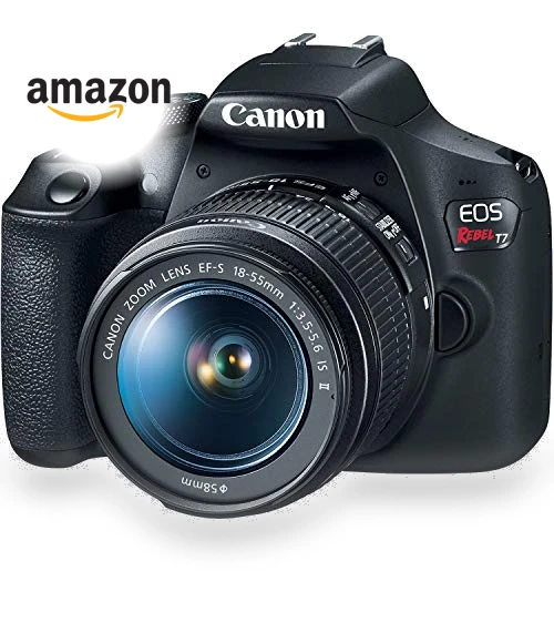 DSLR Camera with 2 Lens Kit, 24.1MP, Wi-Fi, NFC — Remote Controls, Canon
