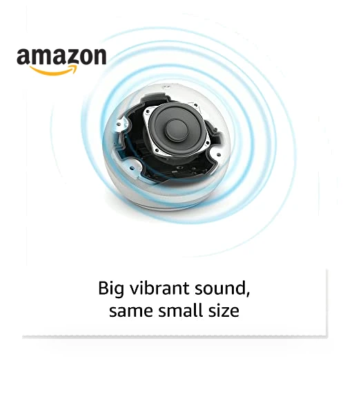 Echo Dot Smart Speaker with Alexa — Whole-Home Audio Systems, Amazon