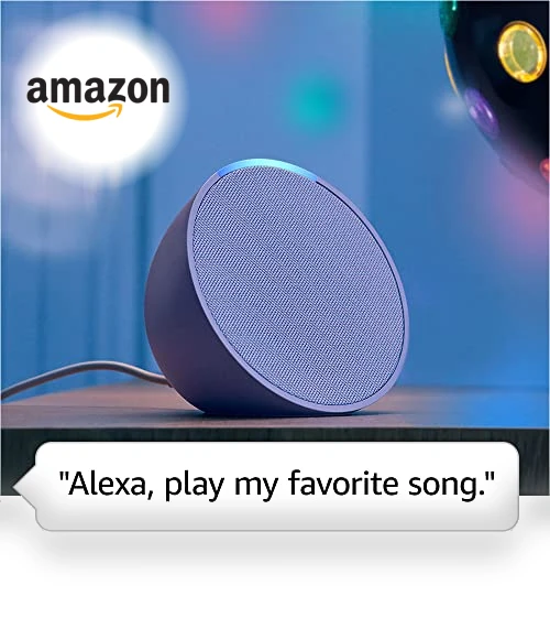 Echo Pop Smart Speaker with Alexa — Compact Voice Recorders, Amazon