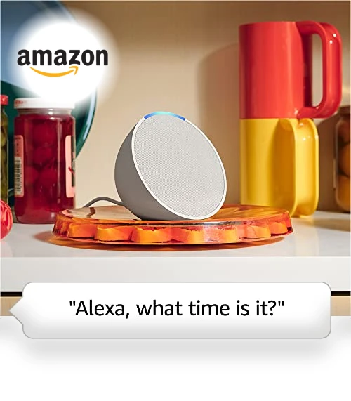 Echo Pop Smart Speaker with Alexa — Compact Voice Recorders, Amazon