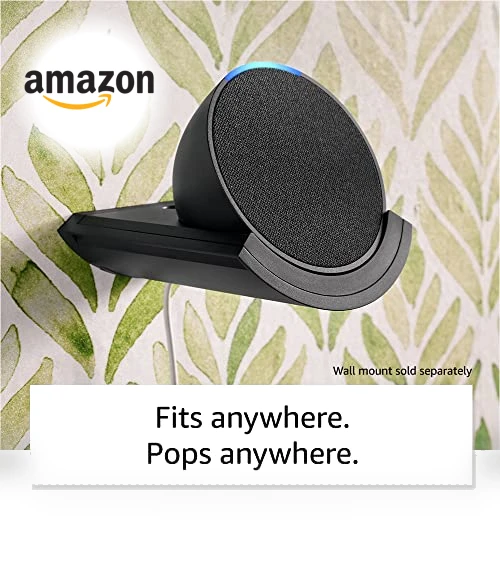 Echo Pop Smart Speaker with Alexa — Compact Voice Recorders, Amazon