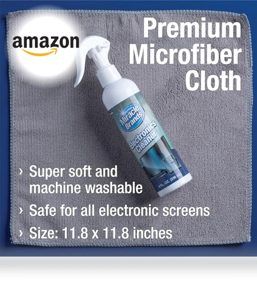 Electronics Cleaning Spray with Microfiber Towel - Safe for Screens & Devices — Cleaning & Repair, Miracle Brands