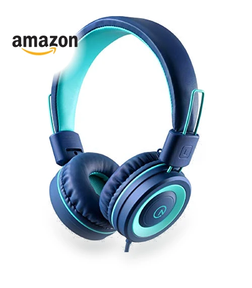 Foldable Stereo Kids Headphones with 3.5mm Jack - Tangle-Free Cord for Children and Teens — In-Ear Headphones, noot products