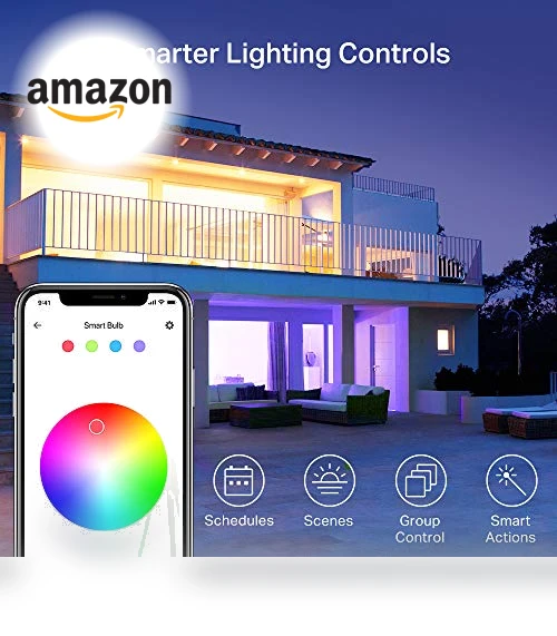 Full Color Changing Dimmable Smart WiFi Light Bulbs — LED, Kasa Smart