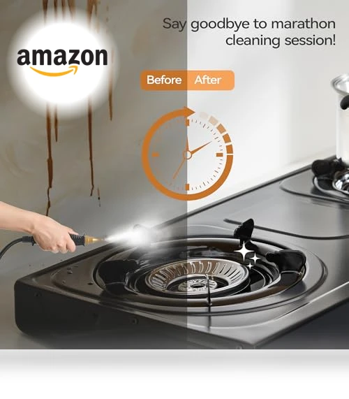 High Pressure Steam Cleaner with Smart Touch Screen, 2500W — Steam Cleaners, SENADA