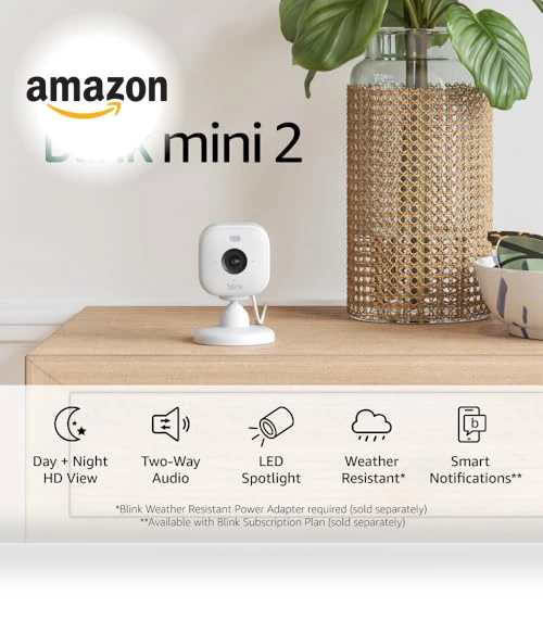 Home Security & Pet Camera with HD video, color night view, motion detection — Cameras & Monitors, Blink