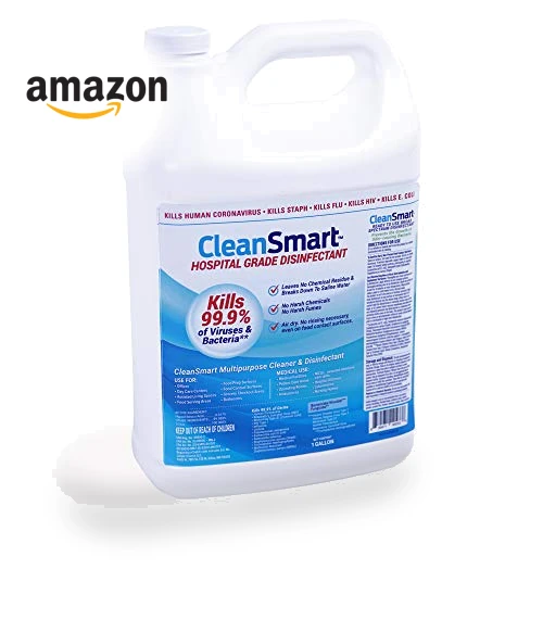 Hospital Grade Disinfectant Spray, Kills 99.9% of Viruses and Bacteria, Hypochlorous Acid Technology, 1 Gallon — Disinfectants, CleanSmart