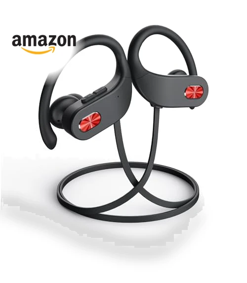 IPX7 Waterproof Wireless Bluetooth Headphones with 16H Playtime — In-Ear Headphones, Boean